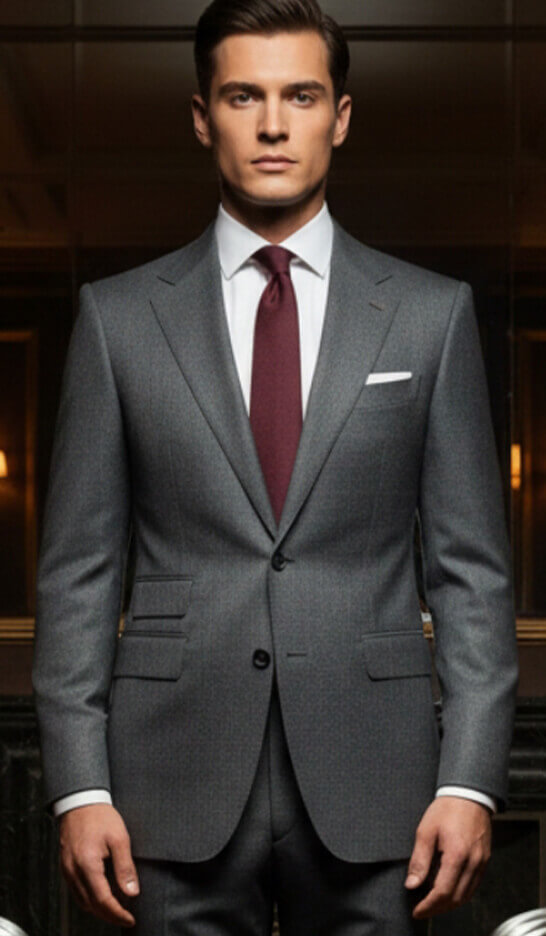  Ashbourne Grey Suit 2