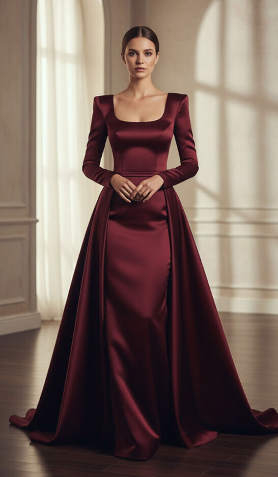 Crimson Sovereign Gown