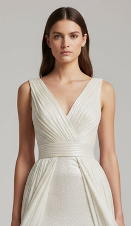   Ivory Cascade Gown 2