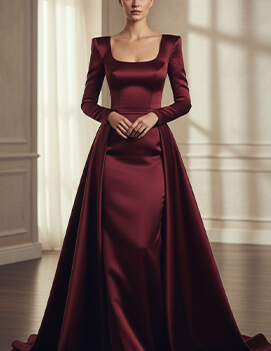 Crimson Sovereign Gown