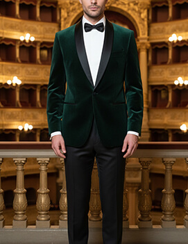  Evergreen Velvet Tuxedo